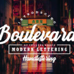 Boulevard Font Poster 1