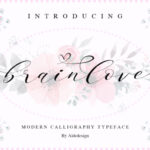 Brainlove Script Font Poster 1