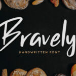 Bravely Font Poster 1