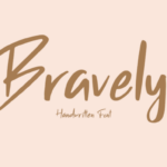 Bravely Font Poster 2