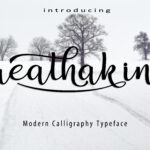 Breathaking Font Poster 8