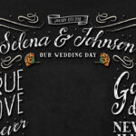 BrideChalk Font Poster 2