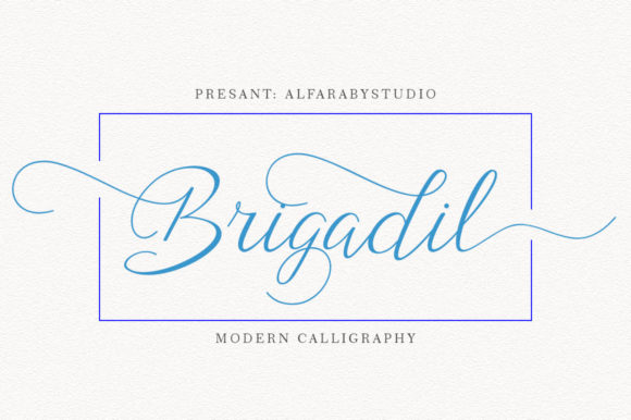 Brigadil Font Poster 1