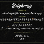 Brighnesy Font Poster 7