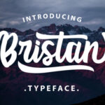 Bristan Font Poster 1