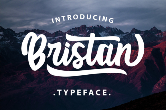 Bristan Font Poster 1