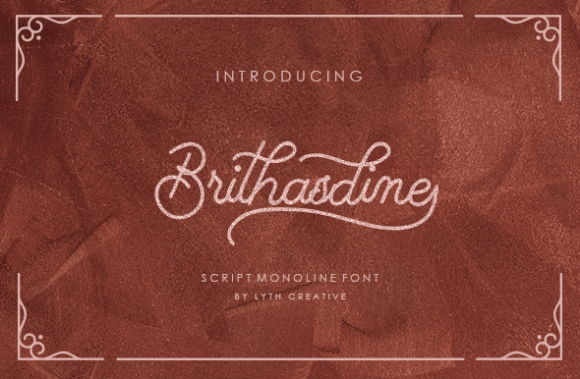 Brithasdine Font Poster 1