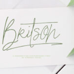 Britson Font Poster 1