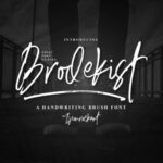 Brodekist Font Poster 1