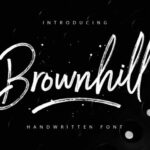 Brownhill Font Poster 1