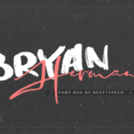 Bryan Herman Font Poster 1