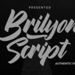 Brylion Script Font Poster 1