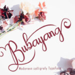 Bubayang Font Poster 1