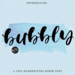 Bubbly Font Poster 1