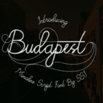 Budapest Font Poster 1