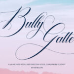 Bully Gatte Font Poster 1