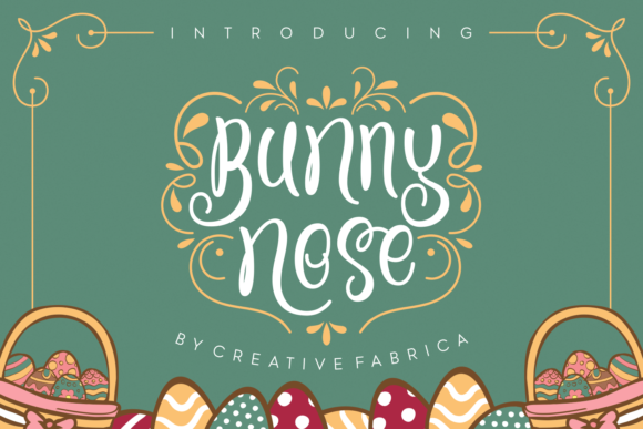 Bunny Nose Font Poster 1