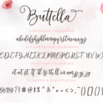 Buttella Script Font Poster 8