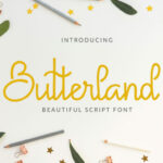 Butterland Font Poster 1