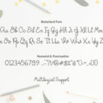 Butterland Font Poster 2