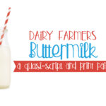 Buttermilk Font Poster 1