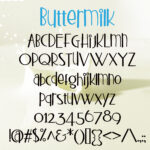 Buttermilk Font Poster 7