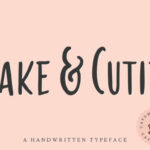 Cake & Cutie Font Poster 1