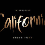 California Font Poster 1