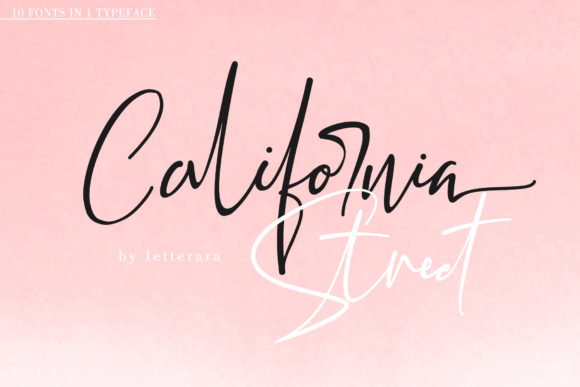 California Street Font Poster 1