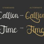 Callion Font Poster 4