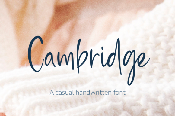 Cambridge Script Font