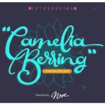 Camelia Berring Script Font Poster 2