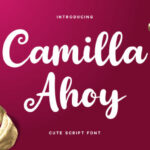 Camilla Ahoy Font Poster 1