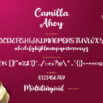 Camilla Ahoy Font Poster 6