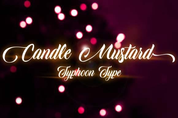 Candle Mustard Font