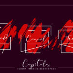 Capitals Font Poster 5