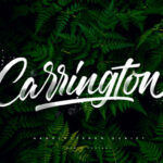 Carrington Font Poster 1