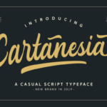 Cartanesia Font Poster 1