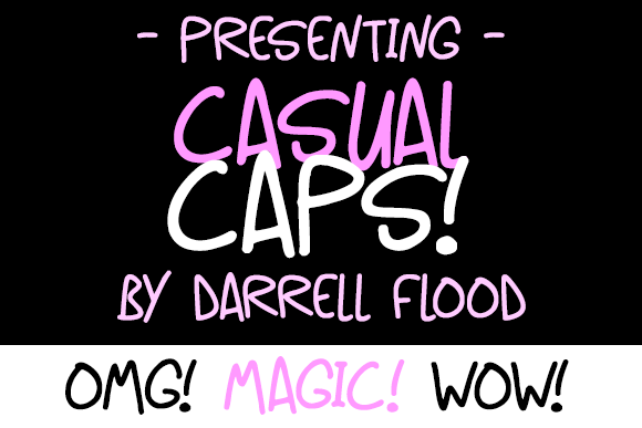 Casual Caps Font Poster 1