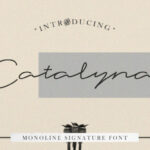 Catalyna Font Poster 1