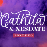 Cathila & Nesdate Font Poster 1