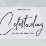 Celestadiaz Font Poster 1