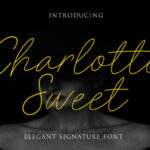 Charlotte Sweet Font Poster 1