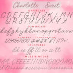 Charlotte Sweet Font Poster 8