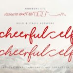 Cheerful Elf Font Poster 3