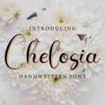 Chelosia Font Poster 1