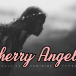 Cherry Angela Script Font Poster 1