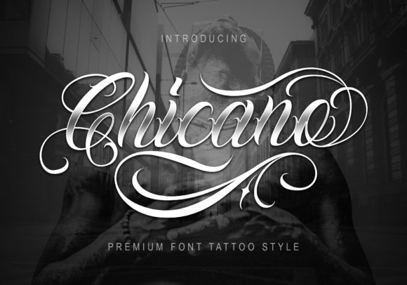 Chicano Font Poster 1