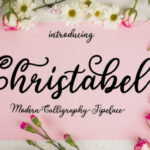 Christabel Font Poster 1