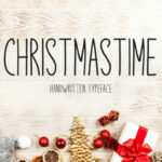 Christmastime Font Poster 1